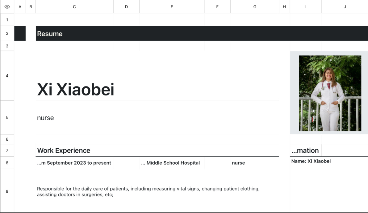 Nurse Resume 1